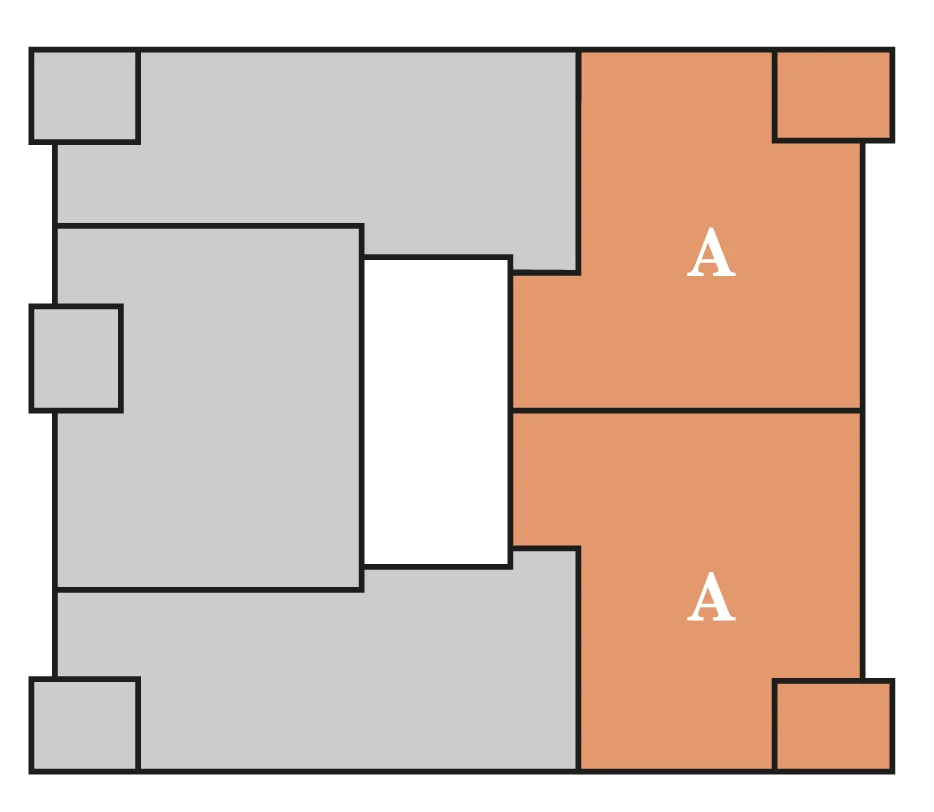 Nieuwbouw appartement Wonen in de Baronie Dordrecht, type A - positie op verdieping 1, 2 en 3