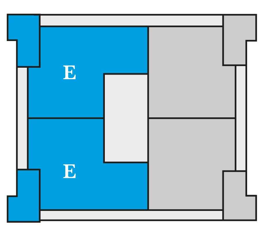 Nieuwbouw appartement Wonen in de Baronie Dordrecht, type E - positie op de bovenste verdieping
