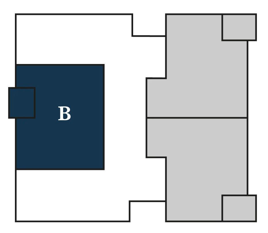 Nieuwbouw appartement Wonen in de Baronie Dordrecht, type B - positie op de begane grond